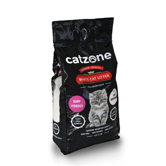 Catzone Cat Litter - Baby Powder10kg