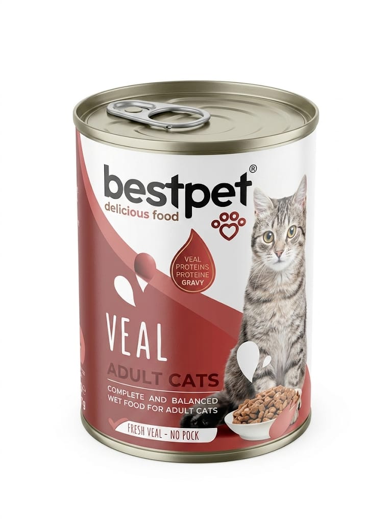 bestpet - Wet Cat Food - Chunks - 400 gVEAL