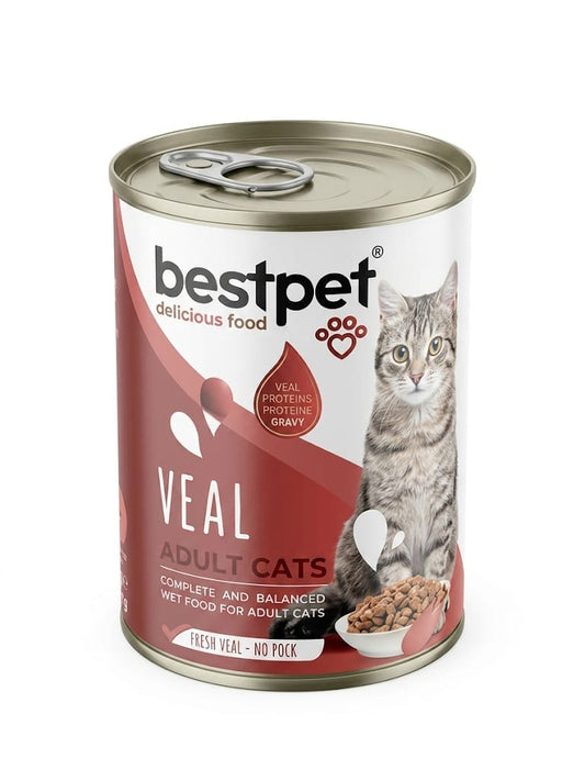 bestpet - Wet Cat Food - Chunks - 400 gVEAL