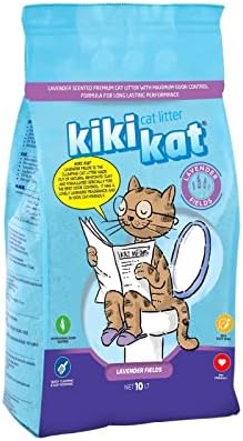 kikikat cleany scented clumping cat litter 10L