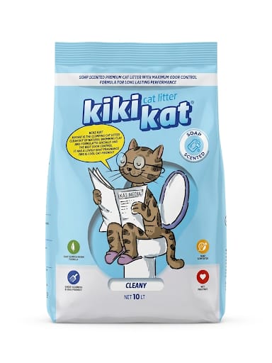 KiKi Kat Cat Litter - Cleany - 10l