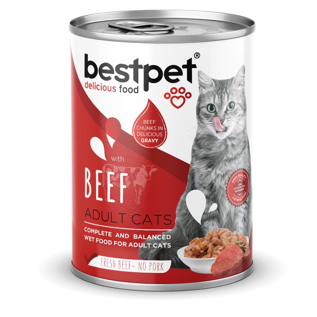 bestpet - Wet Cat Food - Chunks&nbsp; beff- 400 g