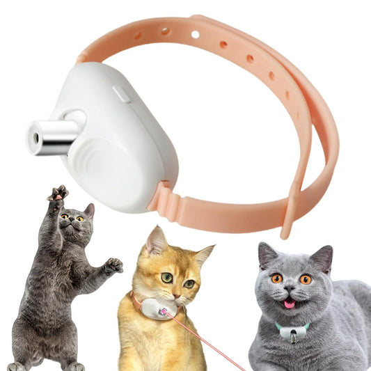Cat Laser Collar Pointer Toy,Cat Collar,Red Dot