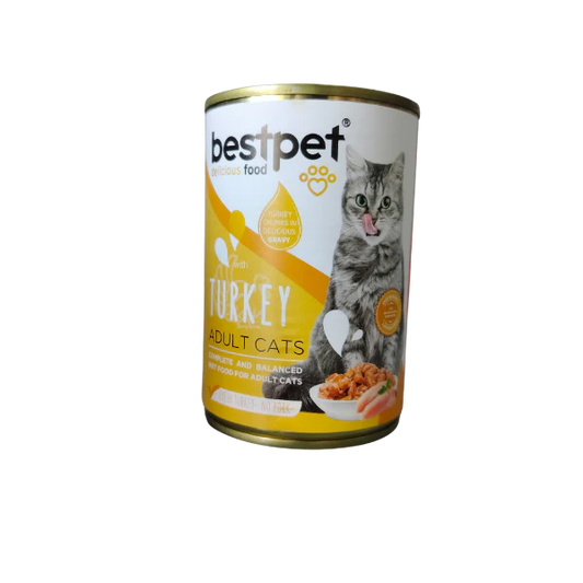 bestpet - Wet Cat Food - Chunks - 400 gTURKEY