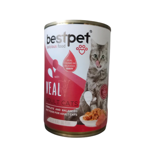 bestpet - Wet Cat Food - Chunks - 400 gVEAL