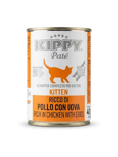 Kippy Pate Chicken&Eggs Kitten Cat 400g