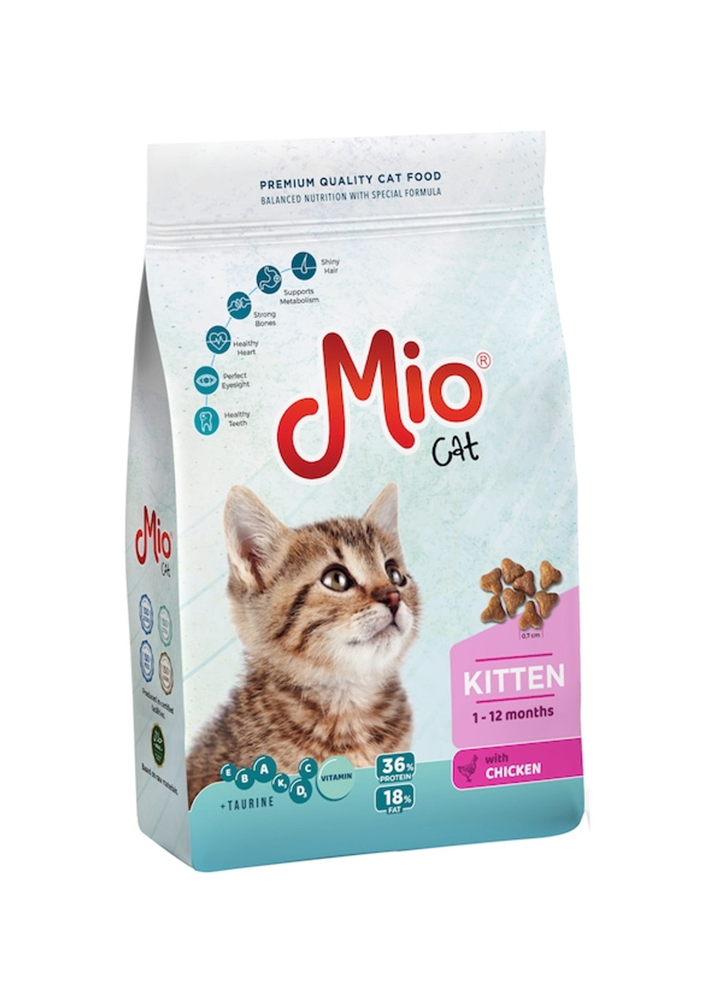 Mio Cat Dry Food With chicken kitten 1 kg